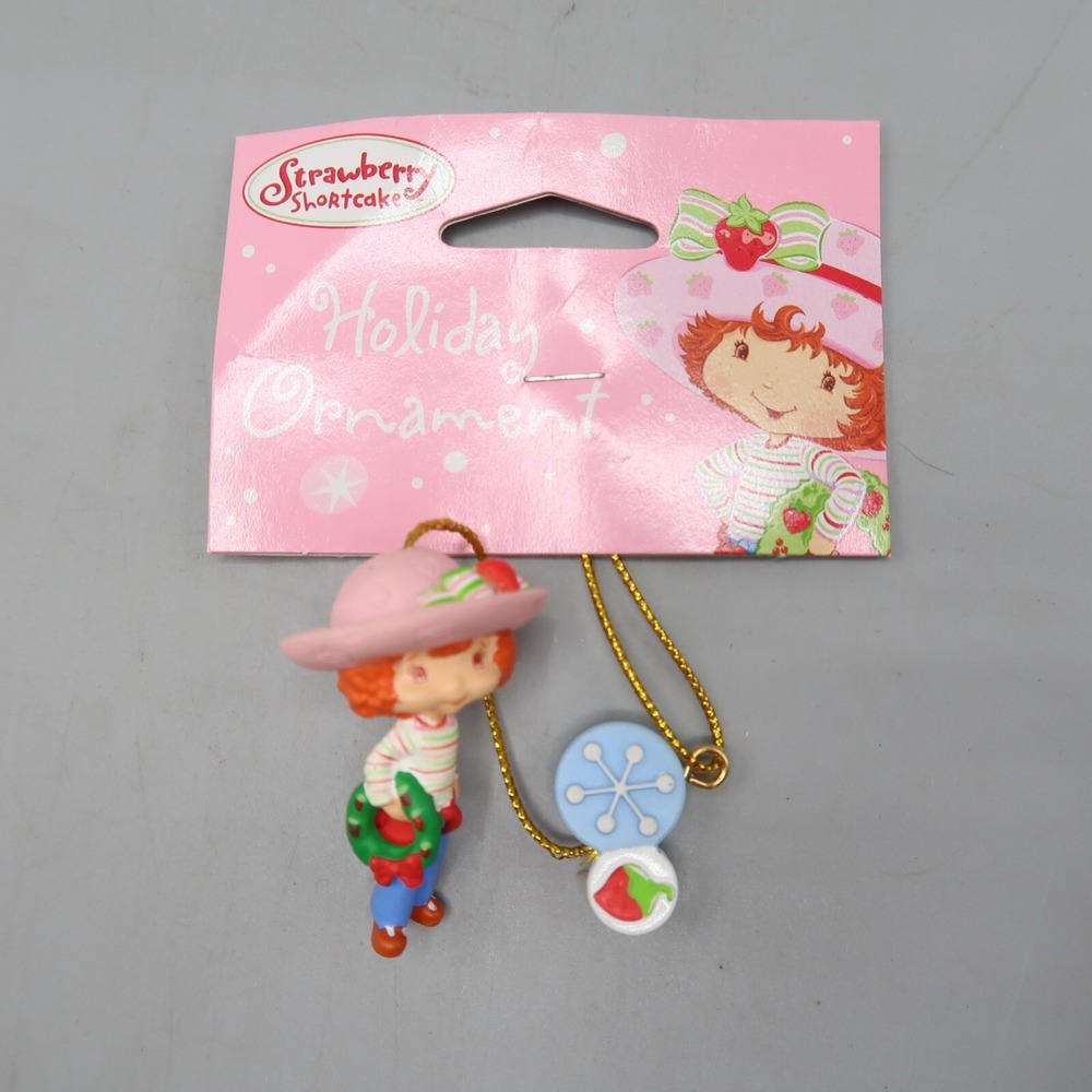 American Greetings Strawberry Shortcake Christmas Ornament 2004 Holiday Figure